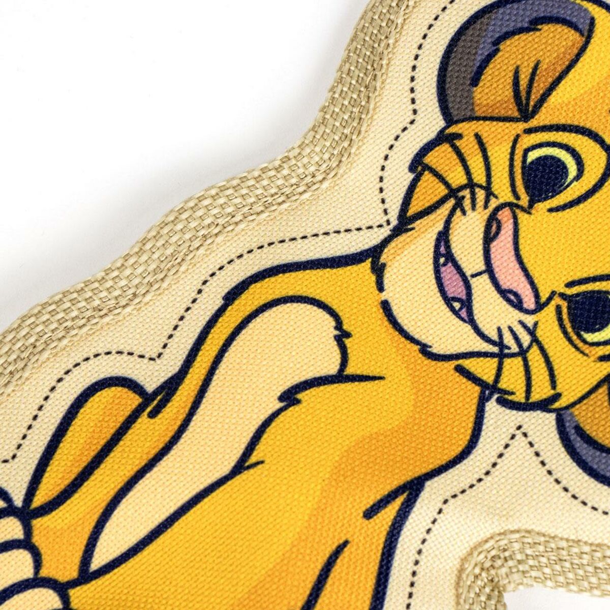 Hundleksak Mickey Mouse Gul Polyester Bomull